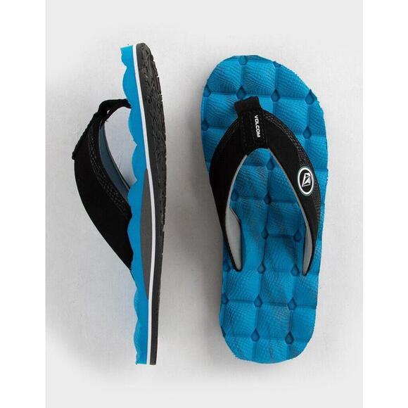 Volcom Recliner Big Youth Boys Sandal MRB23-Marina Blue 4 Y - Picture 1 of 7